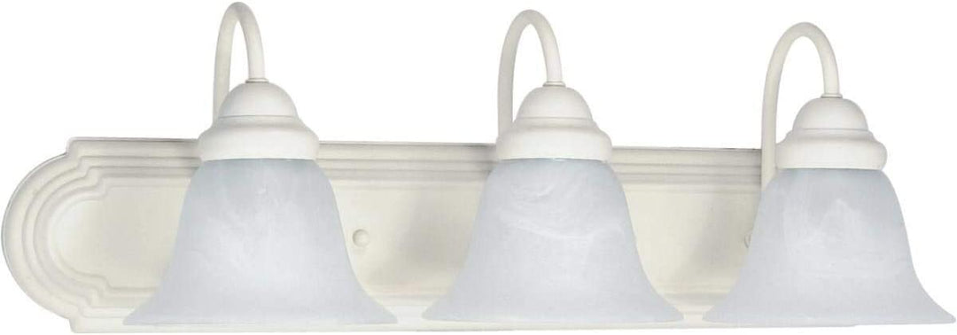 3 Light 24 Vanity White Traditional Metal Includes