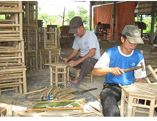 Two Toned Orange Picture Frame (Vietnam) Natural Handmade - Diamond Home USA