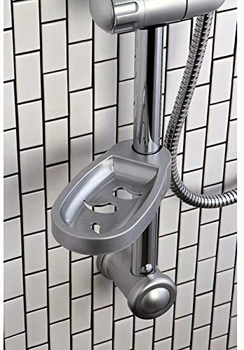 MISC Brushed Nickel Sliding Bar Handheld Shower Grey Stainless Steel Finish