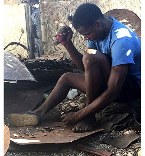 Handmade Birds Roots Tree Life Wall Art (Haiti) Industrial Metal - Diamond Home USA