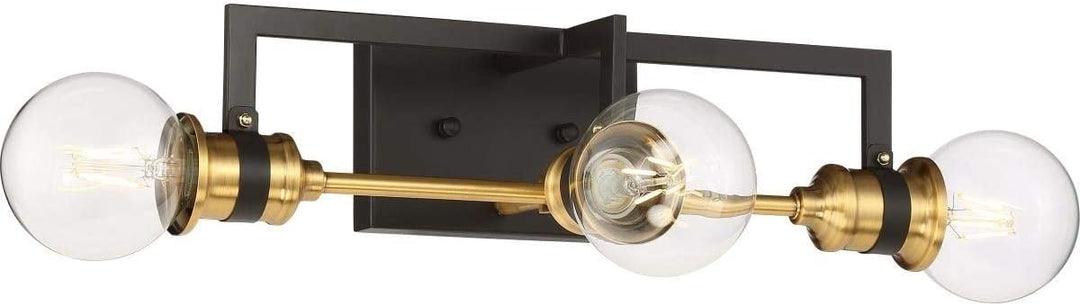 Intention 3 Light Vanity N/ Metallic Industrial Steel