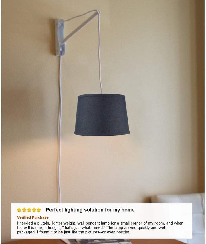 Mount Pendant 1 Light White Cord/arm Oatmeal Black Modern Contemporary Metal Adjustable - Diamond Home USA