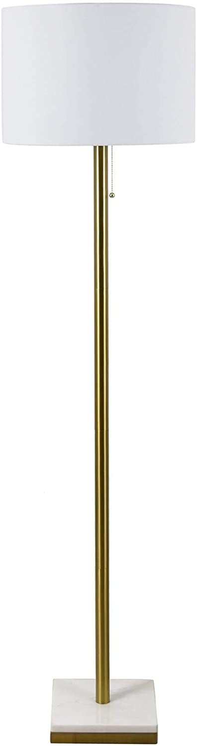 62" h Metal Floor Lamp Gold Modern Contemporary - Diamond Home USA
