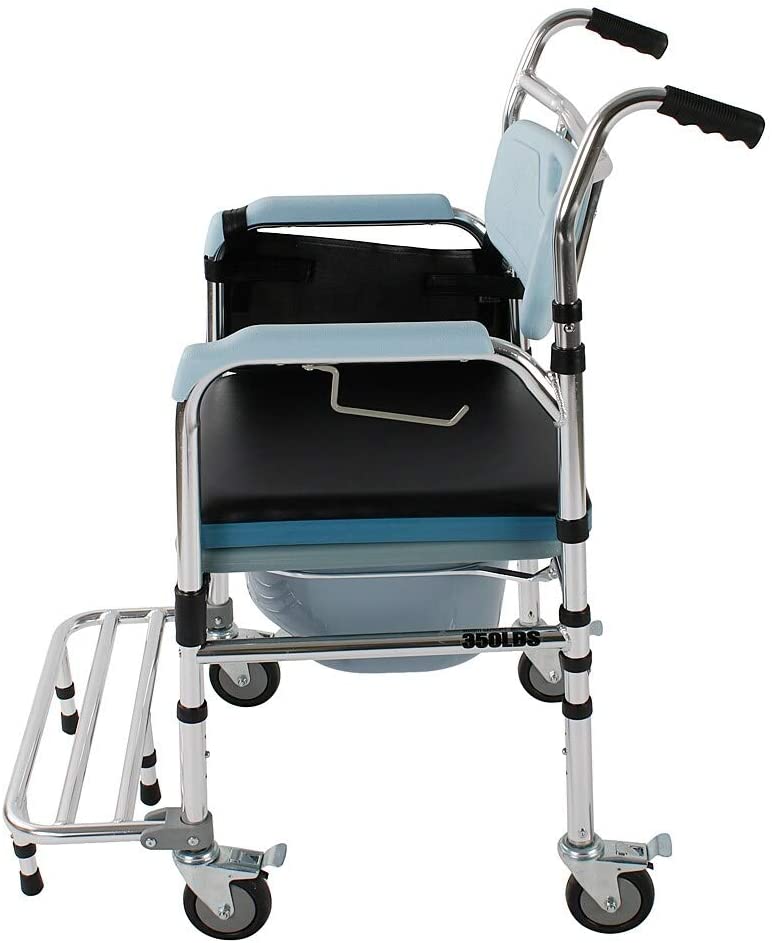 Disabled Pregnant Women Chair Blue Traditional Plastic Steel - Diamond Home USA