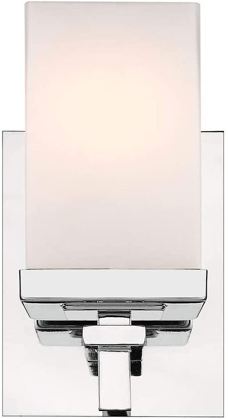 Designs Chrome Steel 1 Light Bath Vanity Modern