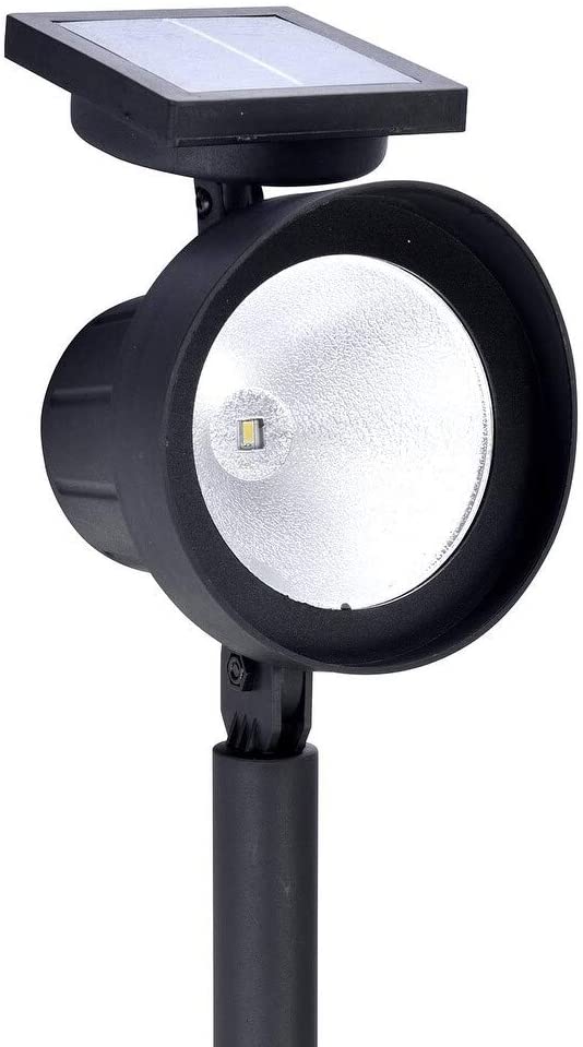 2 Pack Solar Spot Light 15 Black