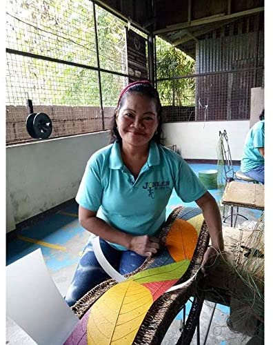 Handmade Gold Aqua Dragonfly Wall Decor (Philippines) 16 X 1 8 Blue Classic Modern Contemporary Metal Natural Finish