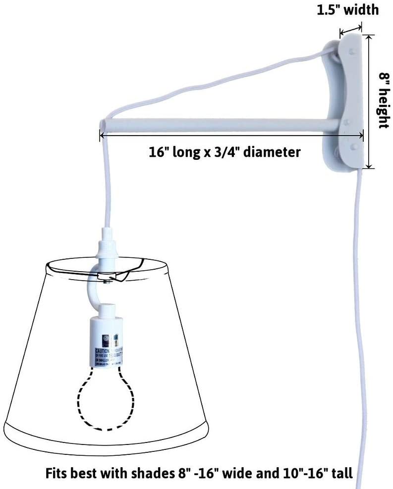 Mount Pendant 1 Light White Cord/arm Oatmeal Black Modern Contemporary Metal Adjustable - Diamond Home USA