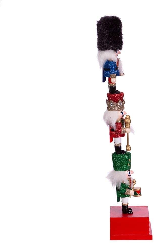 16 inch Stacked Miniature Nutcracker Calendar Color - Diamond Home USA