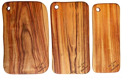 Natural Wood Small Premium Cutting Board 15 75" X 6 7" Brown