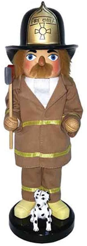 14" Fireman Dalmation Nutcracker Color