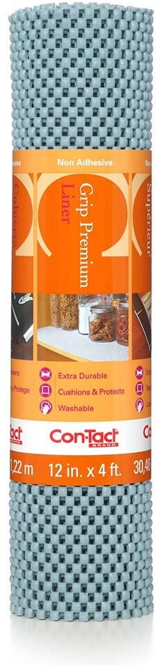 Grip Premium Non Adhesive Shelf Liner Lagoon 12 X 48 inch (6