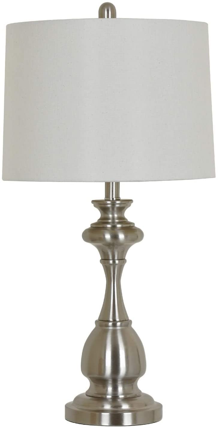 28" Table Lamp Grey