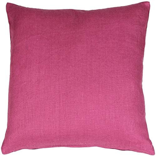 Pillow D Cor Tuscany Linen Orchid Pink 20x20 Throw Solid