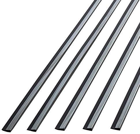 47in J Trim Brushed Steel 5 Pack Silver Plastic - Diamond Home USA