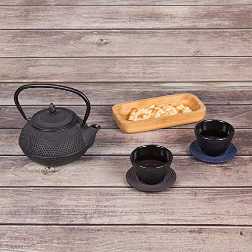 MISC Brown Cast Iron 3 75" Round Trivet Coaster