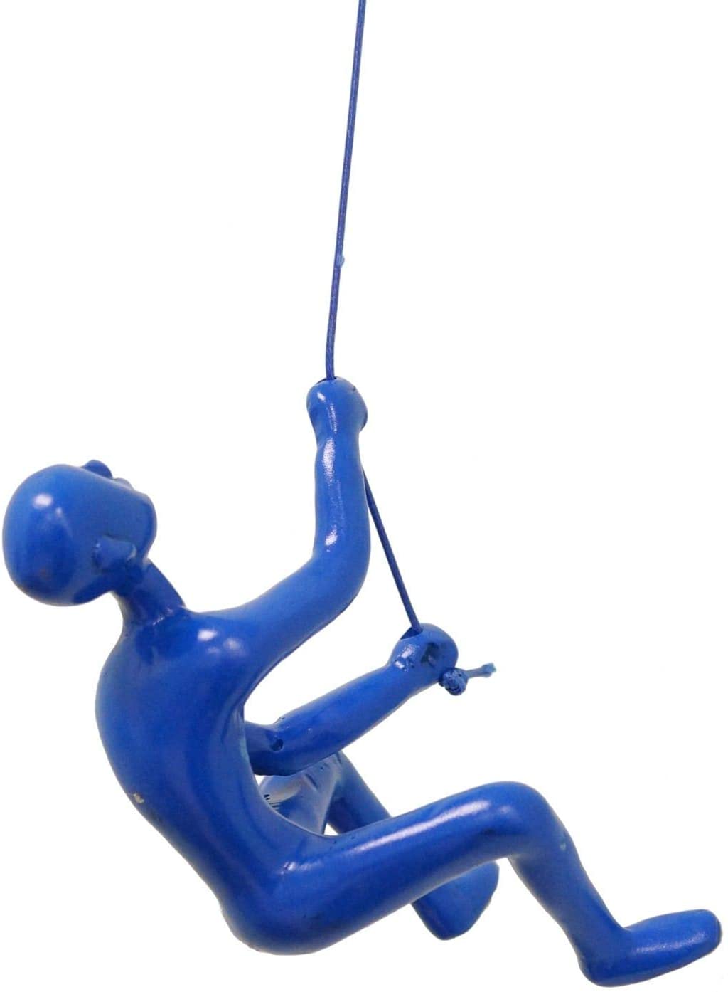 6" X 3" Resin Blue Climbing Man