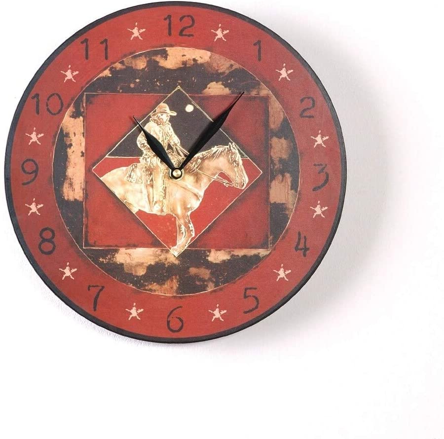 Late Night 12 Inch Round Clock Color