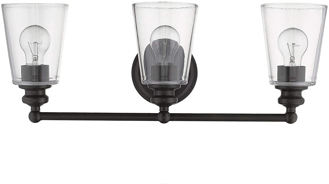 Ceil 3 Light Oil Rubbed Bronze Bath/vantiy Fixture Brown