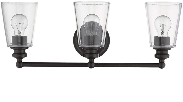 Ceil 3 Light Oil Rubbed Bronze Bath/vantiy Fixture Brown