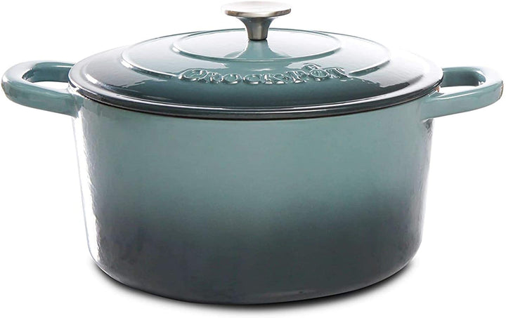 7 Qt Round Cast Iron Dutch Oven Slate