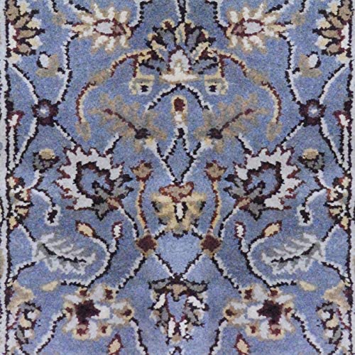 MISC Handmade Wool Rug (India) 2' X 3' Grey Oriental Natural Fiber Latex Free