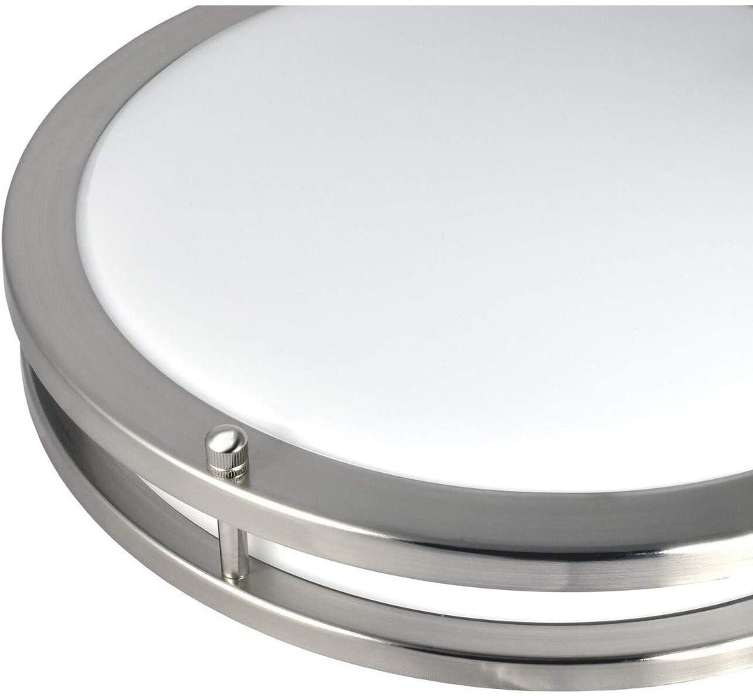 16 Inch Led Flush Mount Ceiling Light Color Temperature Selectable 2700k / 3000k 3500k 4000k 5000k Metallic Modern Contemporary Acrylic Metal Dimmable