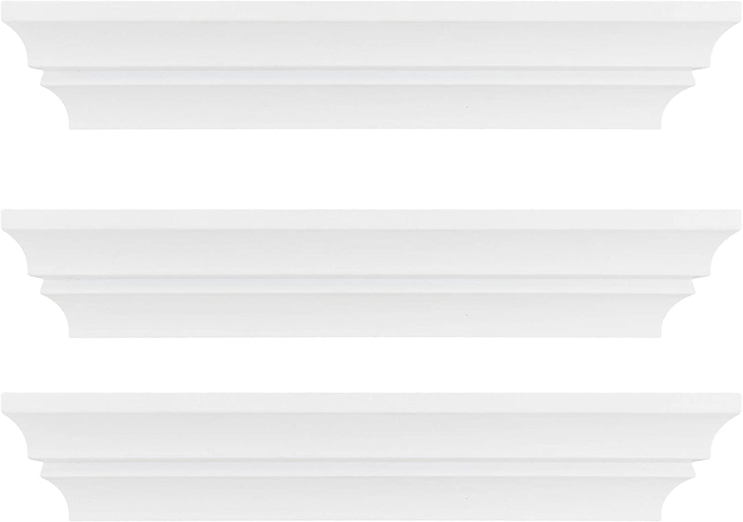 Kg Wall Shelf Set 3 White