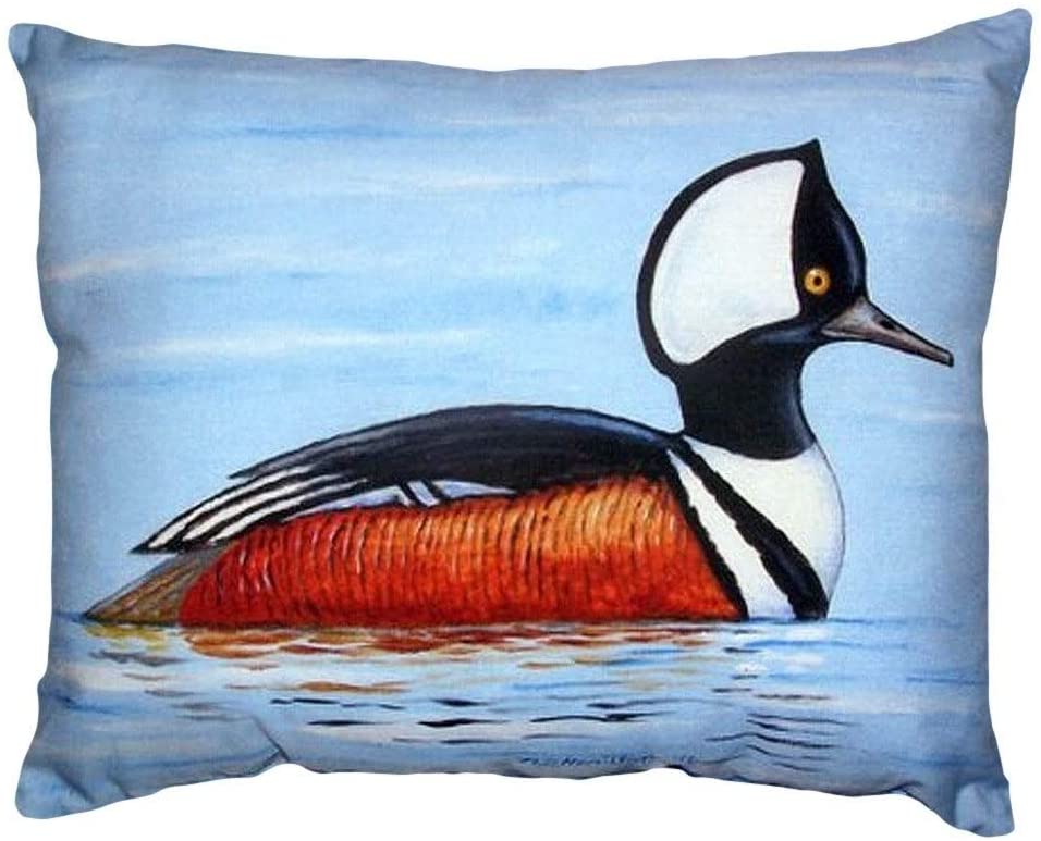 Hooded Small No Cord Pillow 11x14 Color Graphic Cabin