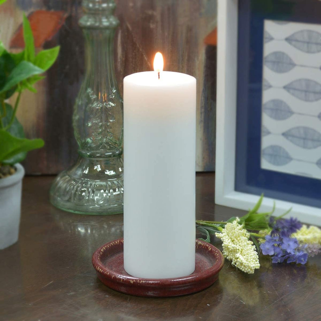 3 X 8 Inch White Pillar Candle Wax