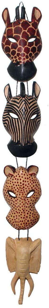Handmade Animal Wood Wall Hanging (Kenya)