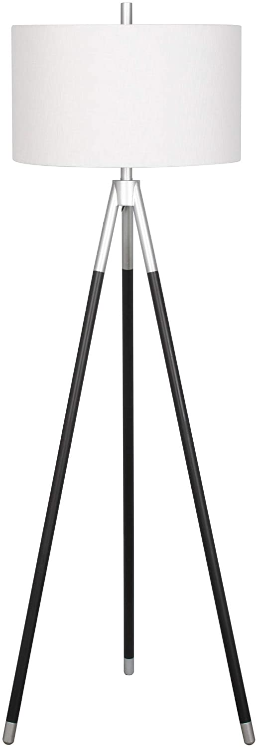 Tri pod Floor Lamp 61 5 Black Glam Modern Contemporary Transitional - Diamond Home USA