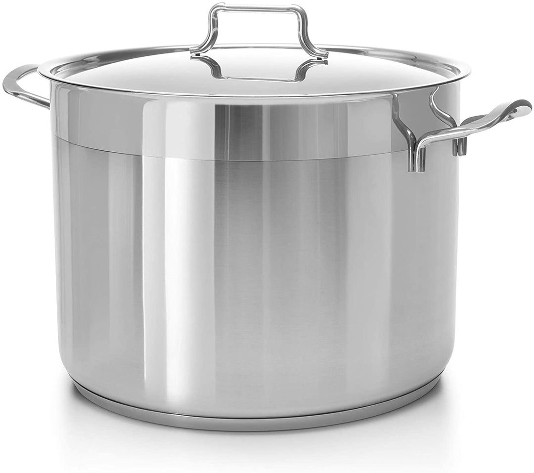 Classic 18/10 Stainless Steel Stockpot Covered Cookware