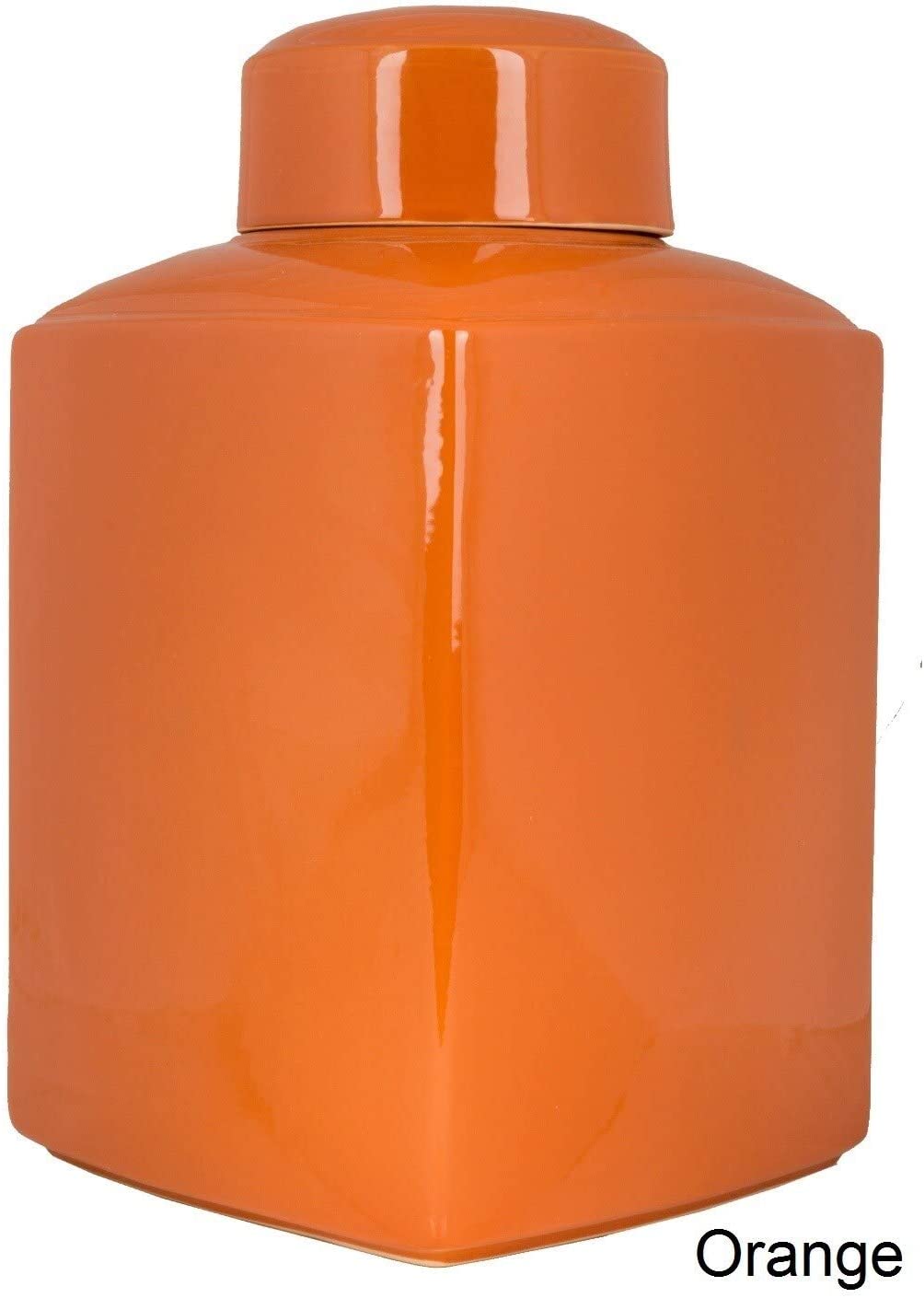 Ceramic Small Size Decorative Accent Jar Purple Blue Green Orange Novelty - Diamond Home USA