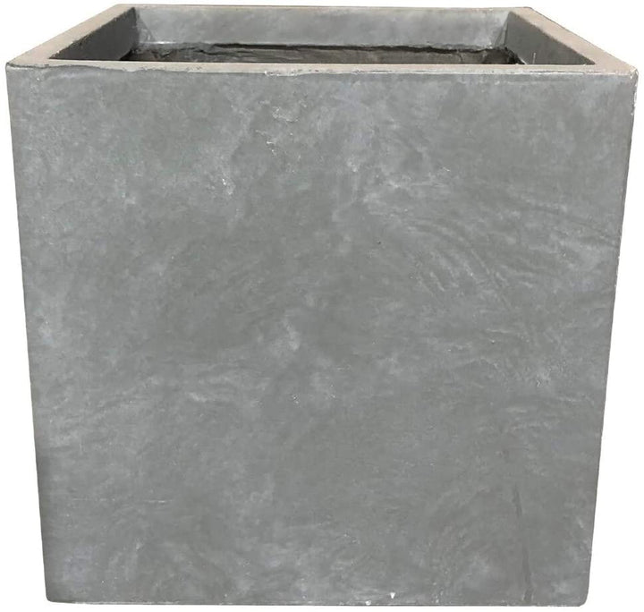 Lightweight Concrete Modern Square Cement Color Planter Small 9 8'x9 8'x9 8' Grey Rectangular
