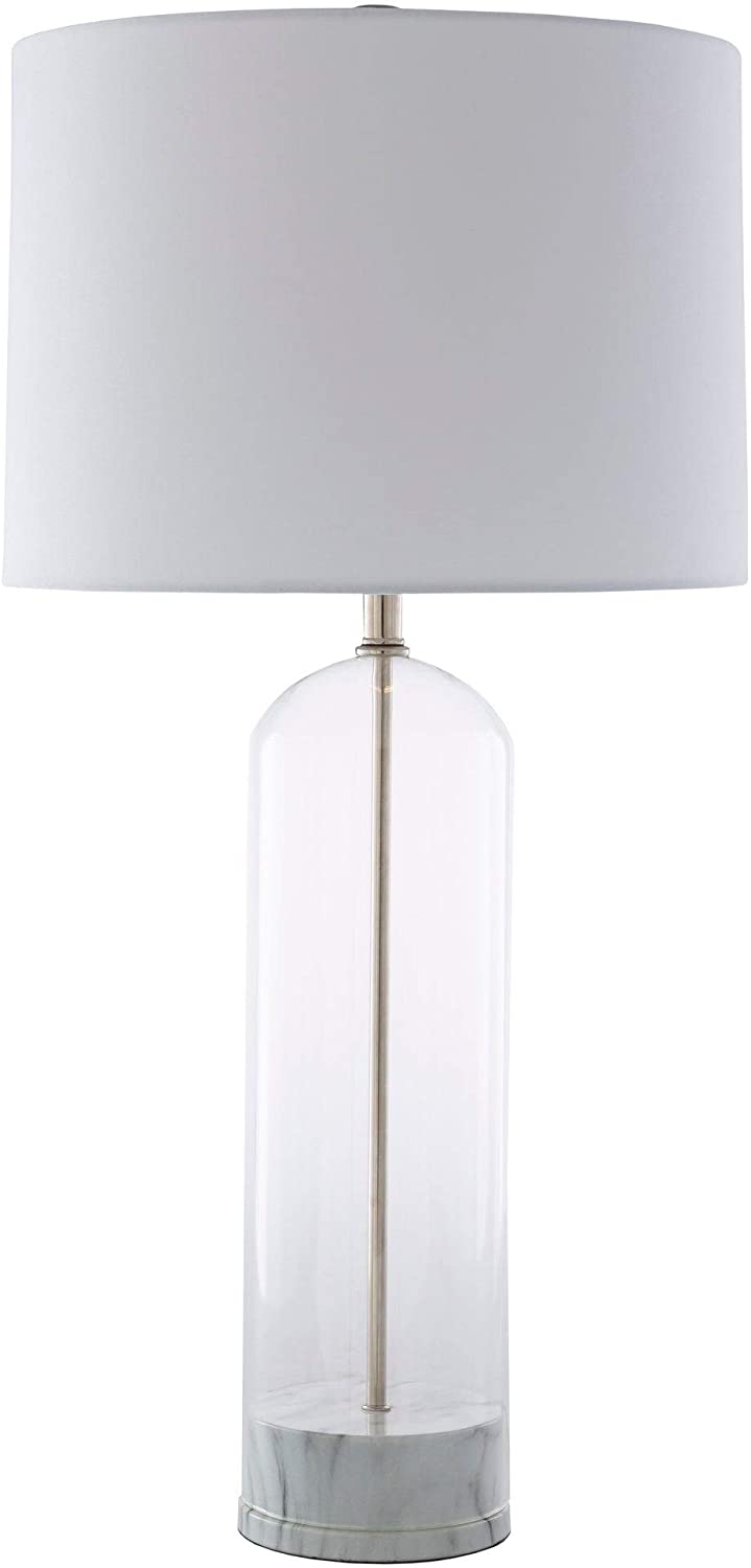 Contemporary Glass Bottle 29 inch Table Lamp Copper Modern Black Chrome Gold