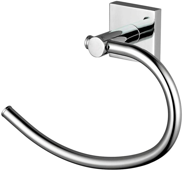 Towel Ring Chrome Metal - Diamond Home USA