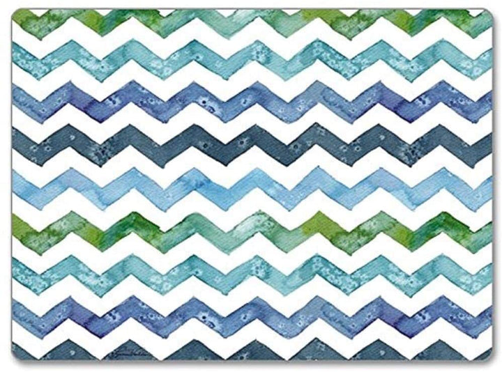 Chevron Hardboard Placemat Set 2 Color Casual Country