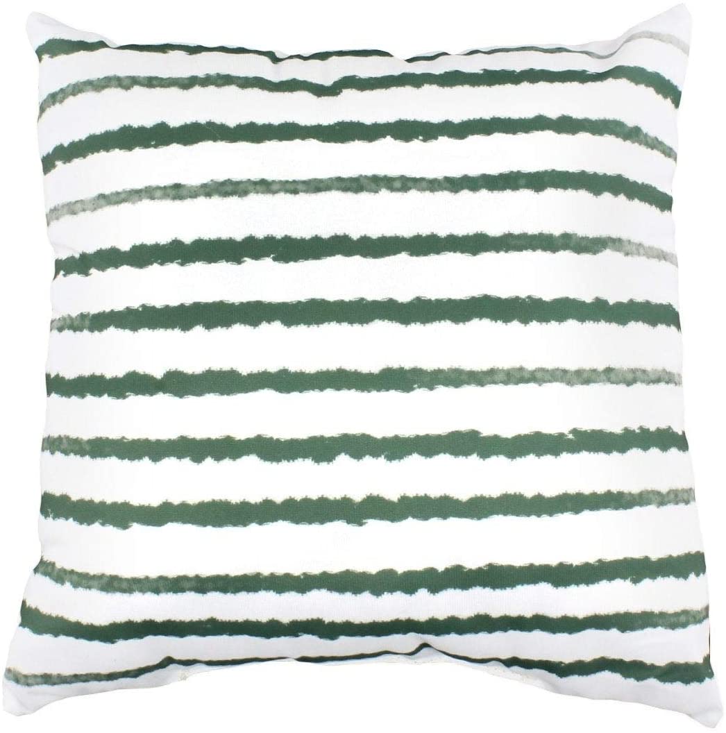 Jingle All Way Pillow Green Quotes Sayings Modern Contemporary Polyester Single - Diamond Home USA