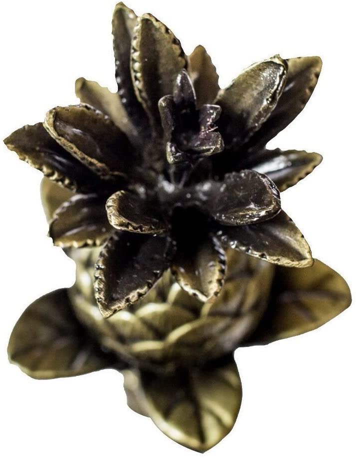 Blooming Pineapple Ceiling Fan Pull 3" h 12" Antiqued Brass Chain Bronze Modern Contemporary - Diamond Home USA