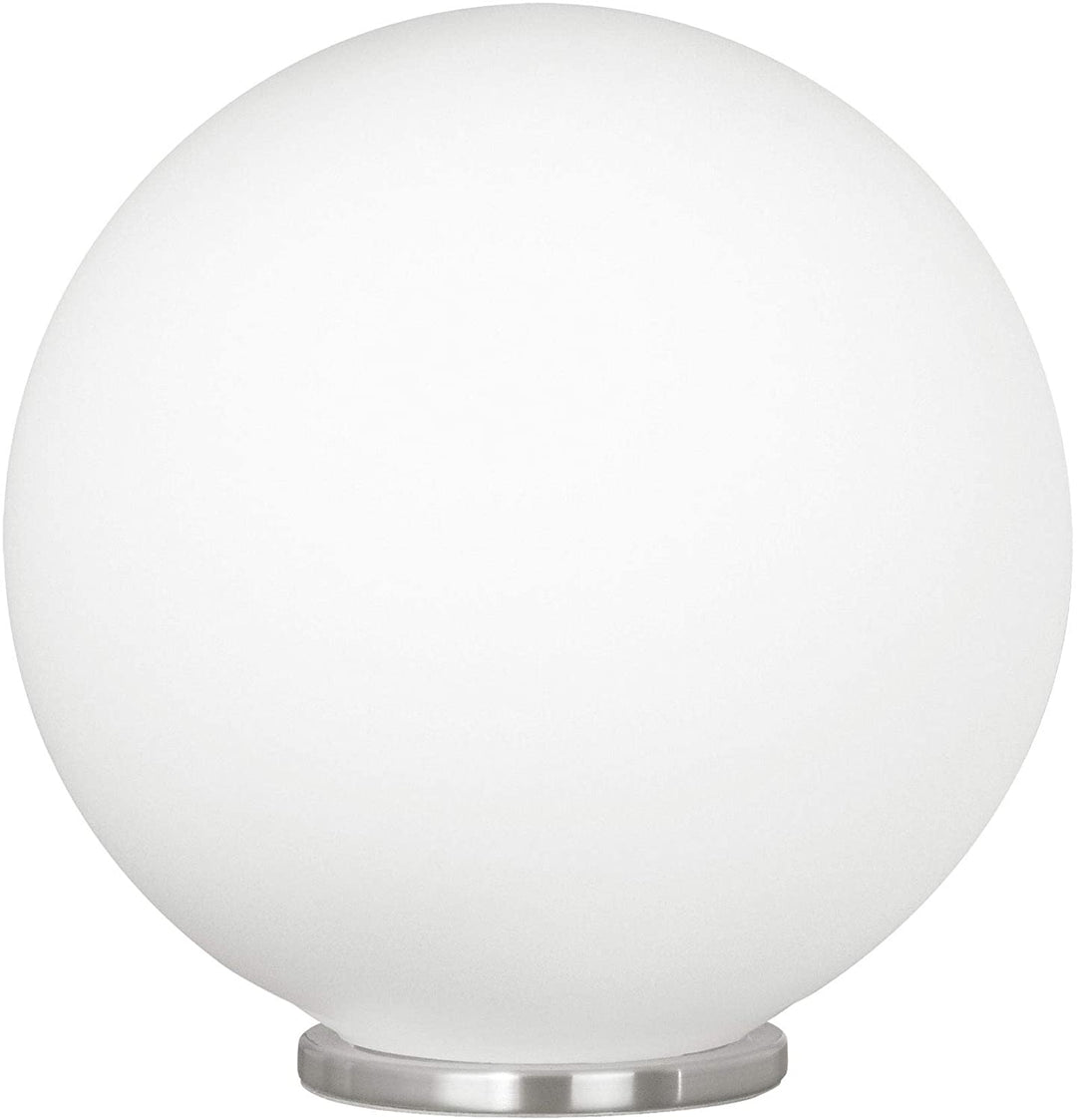 Silver 1 Light 60 watt Table Lamp Opal Glass Grey Modern Contemporary - Diamond Home USA