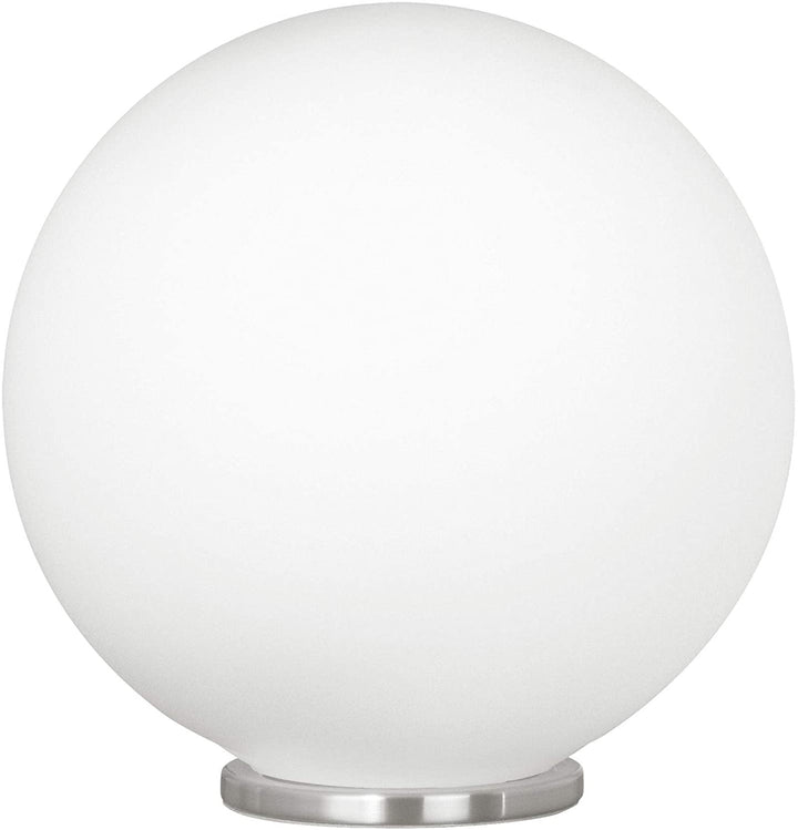 Silver 1 Light 60 watt Table Lamp Opal Glass Grey Modern Contemporary - Diamond Home USA