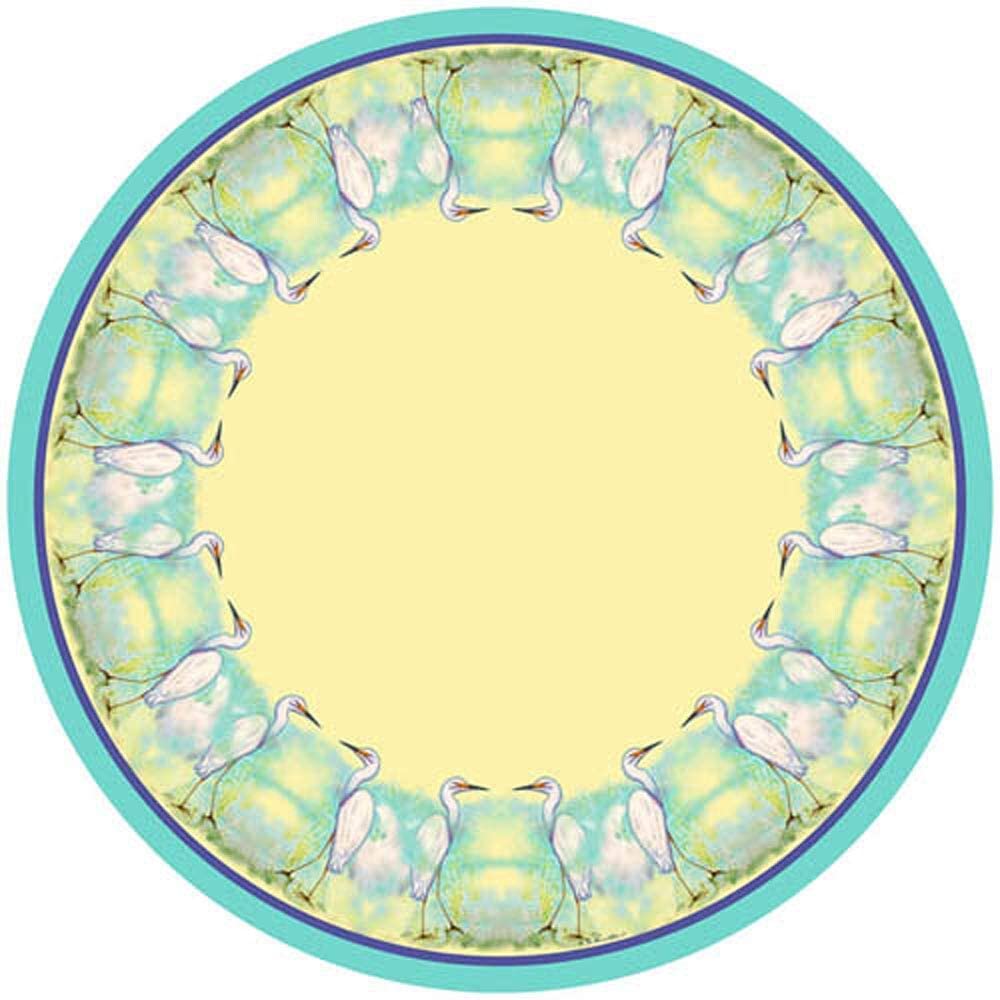 58 inch Round Tablecloth Color Polyester - Diamond Home USA