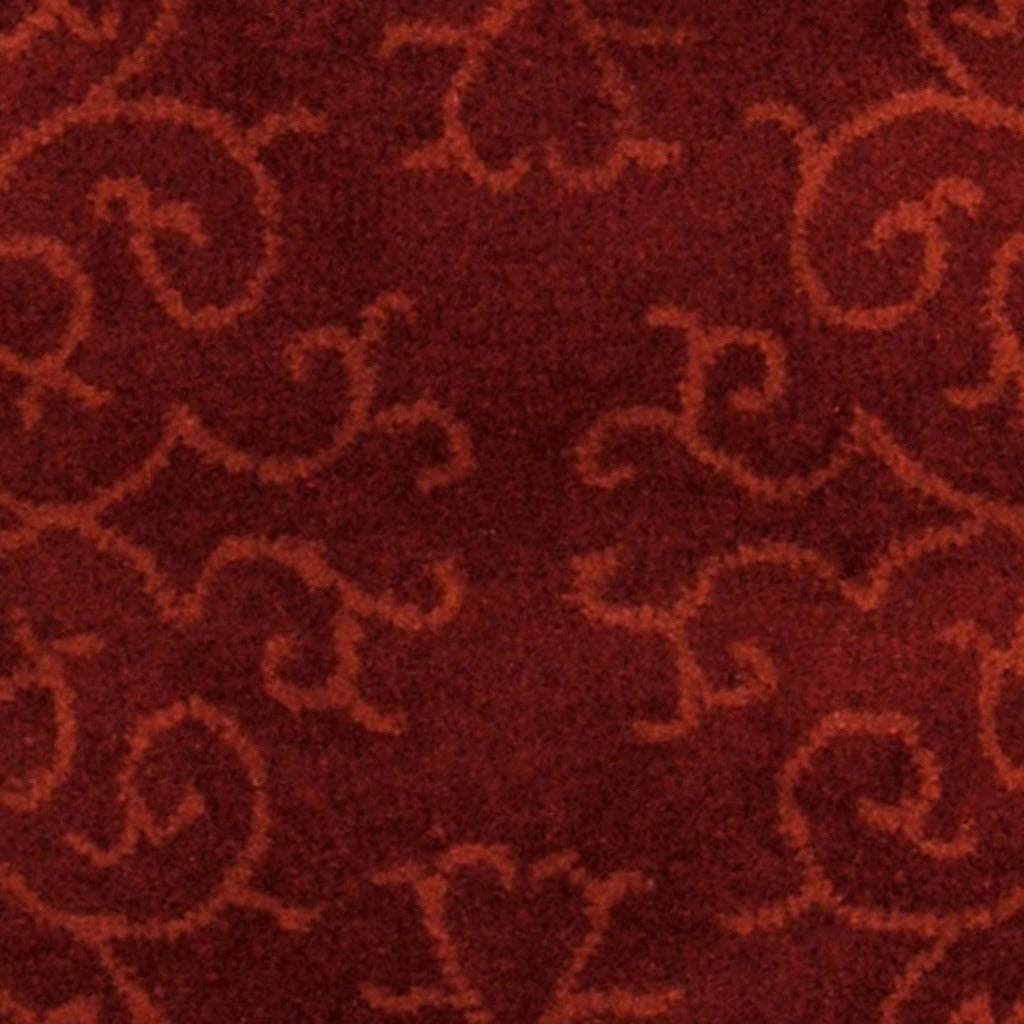 Handmade Wool Rug (2' X 7') 2' 7' Red Scroll Bohemian Eclectic Transitional Vintage Novelty Rectangle Latex Free - Diamond Home USA