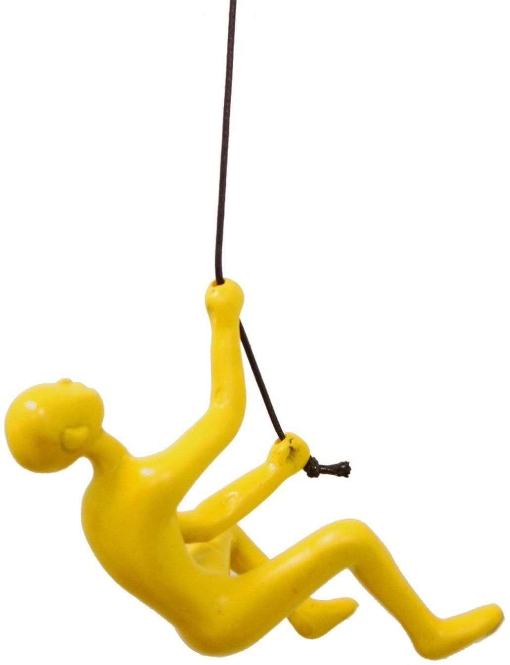6" X 3" Resin Yellow Climbing Man