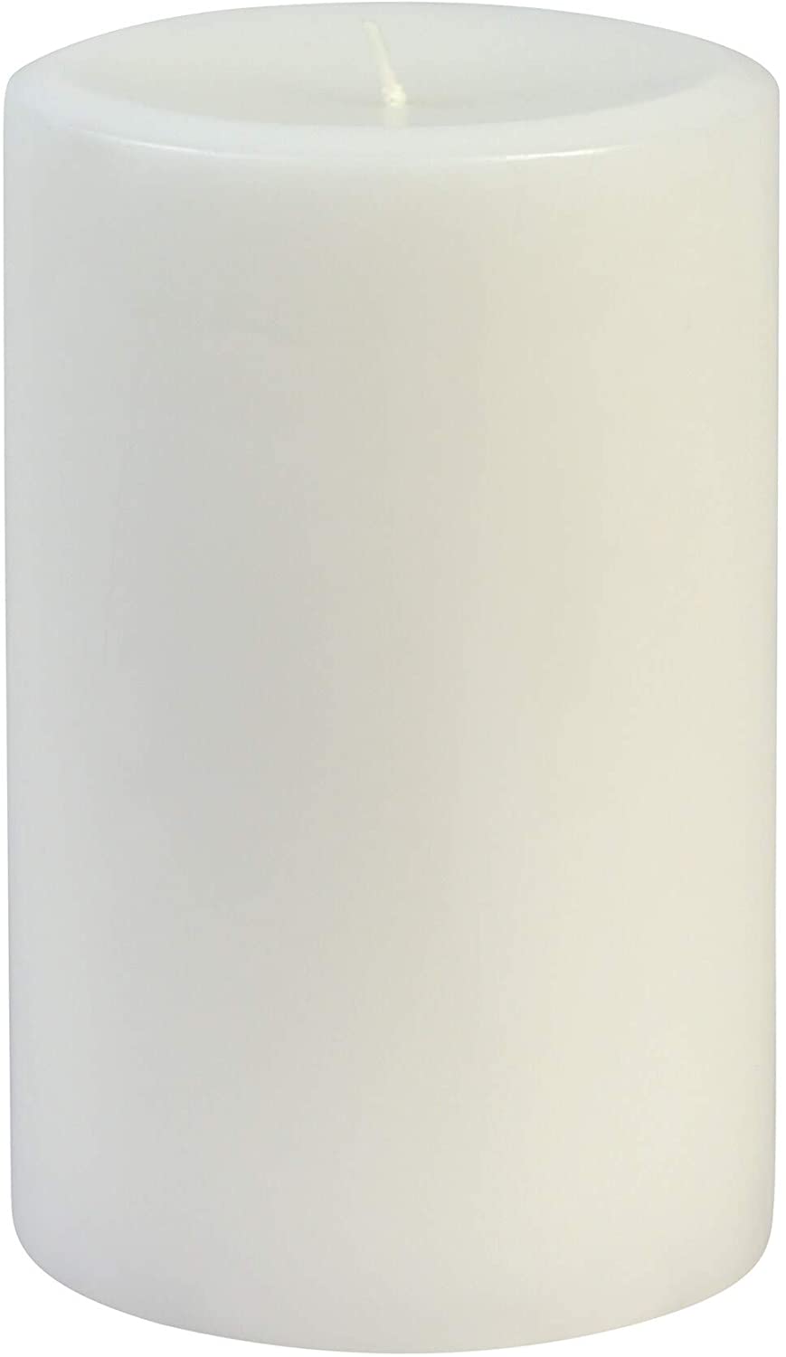 3 X 6 Inch White Pillar Candle Wax Handmade - Diamond Home USA