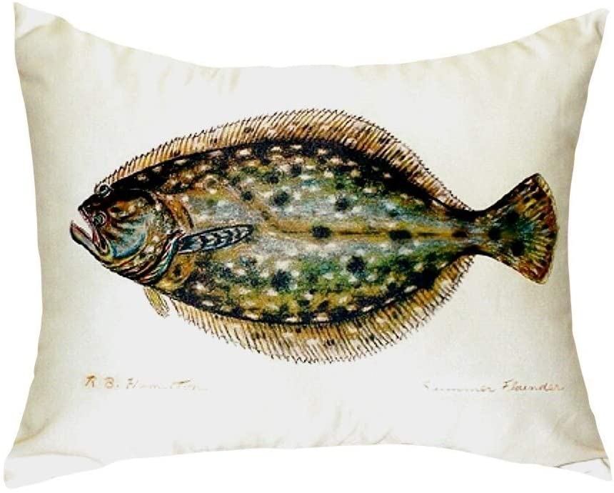 Small No Cord Pillow 11x14 Color Graphic Nautical Coastal