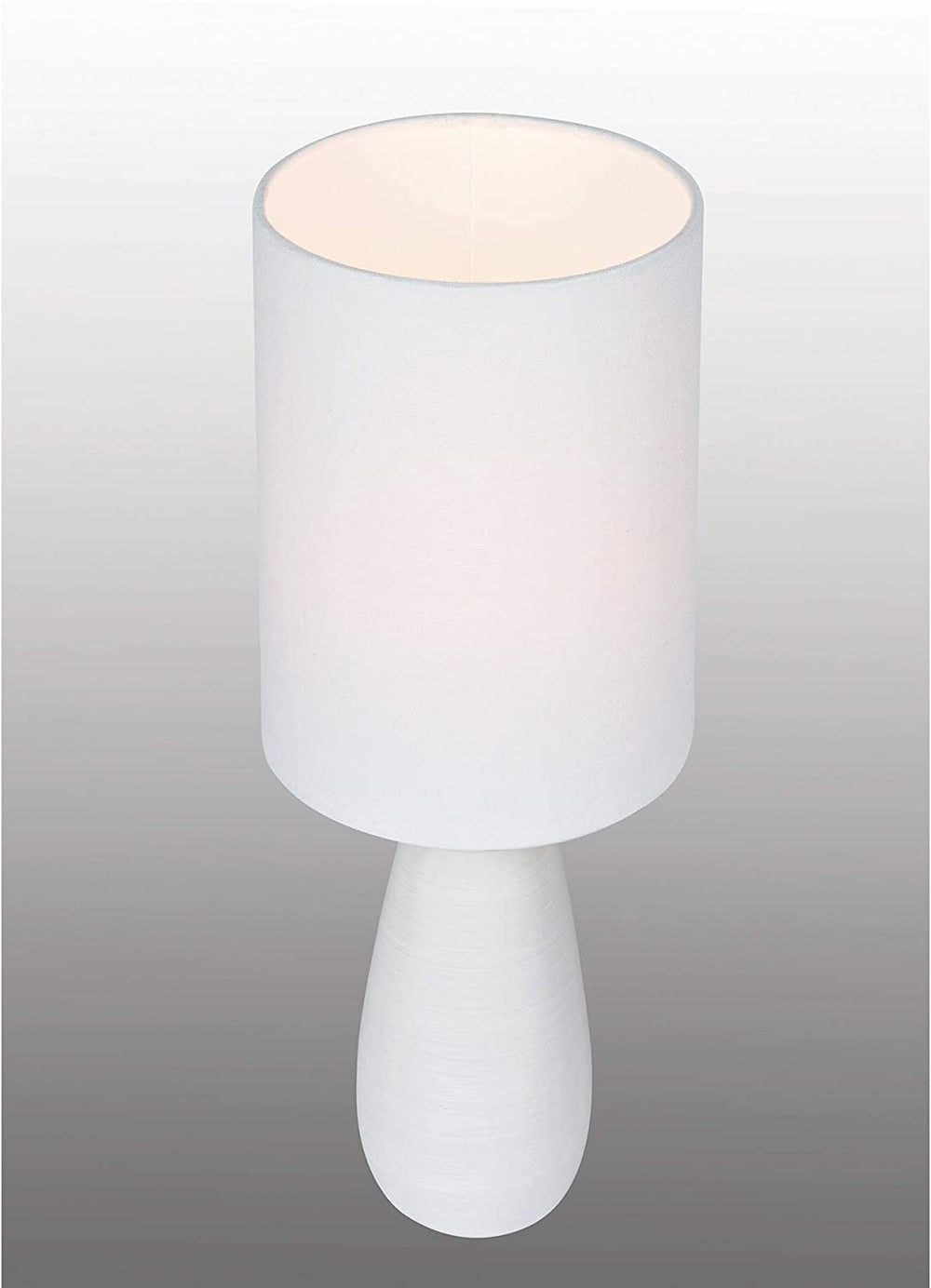 1 Light Quatro Mini Table Lamp White Modern Contemporary Bulbs Included - Diamond Home USA