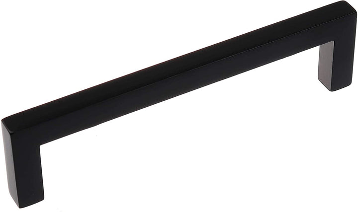 5 Pack 5 Center Matte Black Square Cabinet Bar Pulls