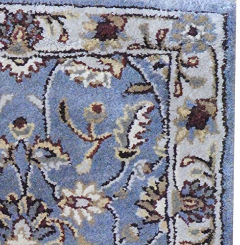MISC Handmade Wool Rug (India) 2' X 3' Grey Oriental Natural Fiber Latex Free